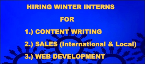 Hiring Winter Interns for Content Writing, Sales and Web Development Profile - ICO WebTech Pvt. Ltd.