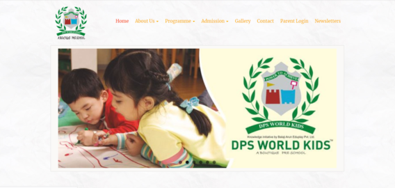 Education website design