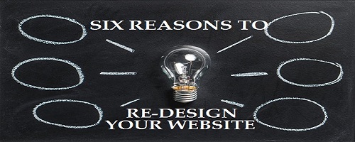 Six reasons to redesign your website