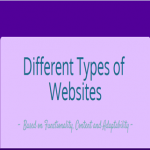 Different Types of websites in 2019 - ICO WebTech Pvt Ltd