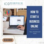 how to start a business online - small business website