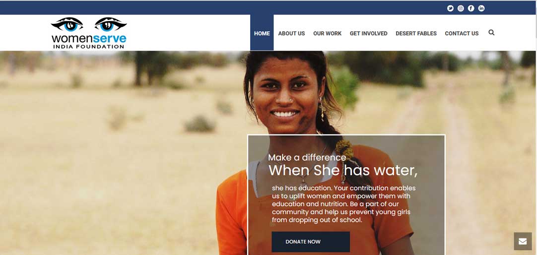 Website Design & Development for NGO – Women Serve India Foundation