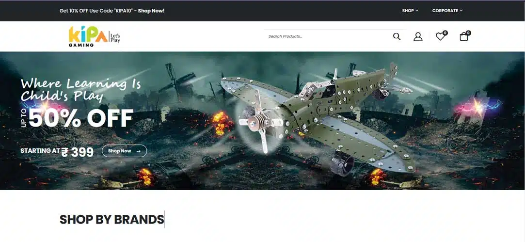 manufacturing company website design