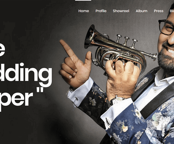 Website designing for entertainment industry
