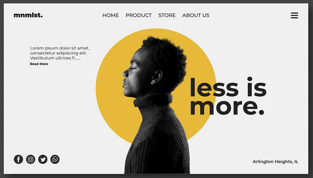 High-Converting Minimalist Web Design