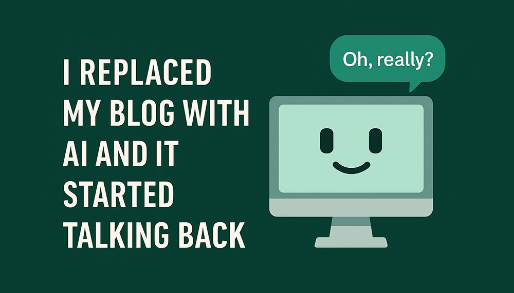 When AI Starts Talking Back: The Blog Takeover Story