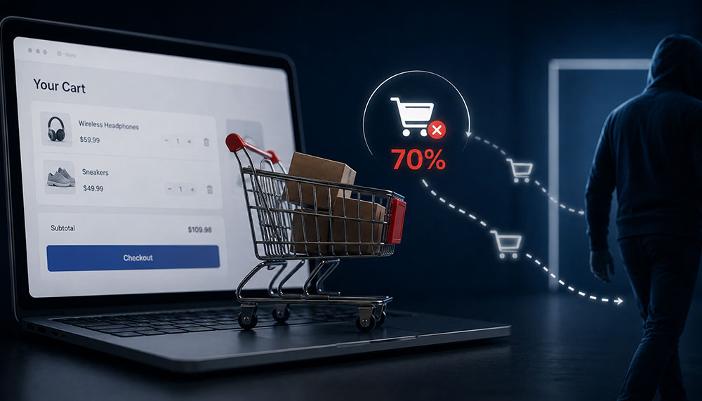 Stop Cart Abandonment | E-commerce Development India