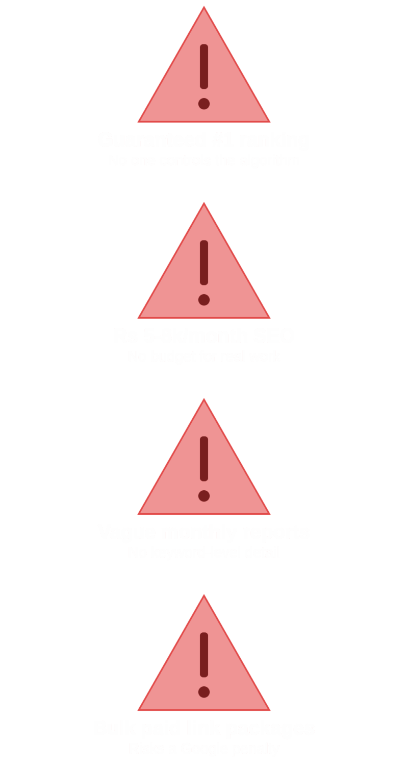 red flags of a seo agency